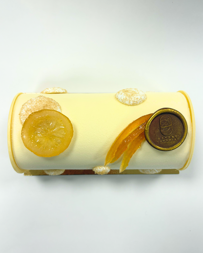 Bûche glacée de Noël Agrume