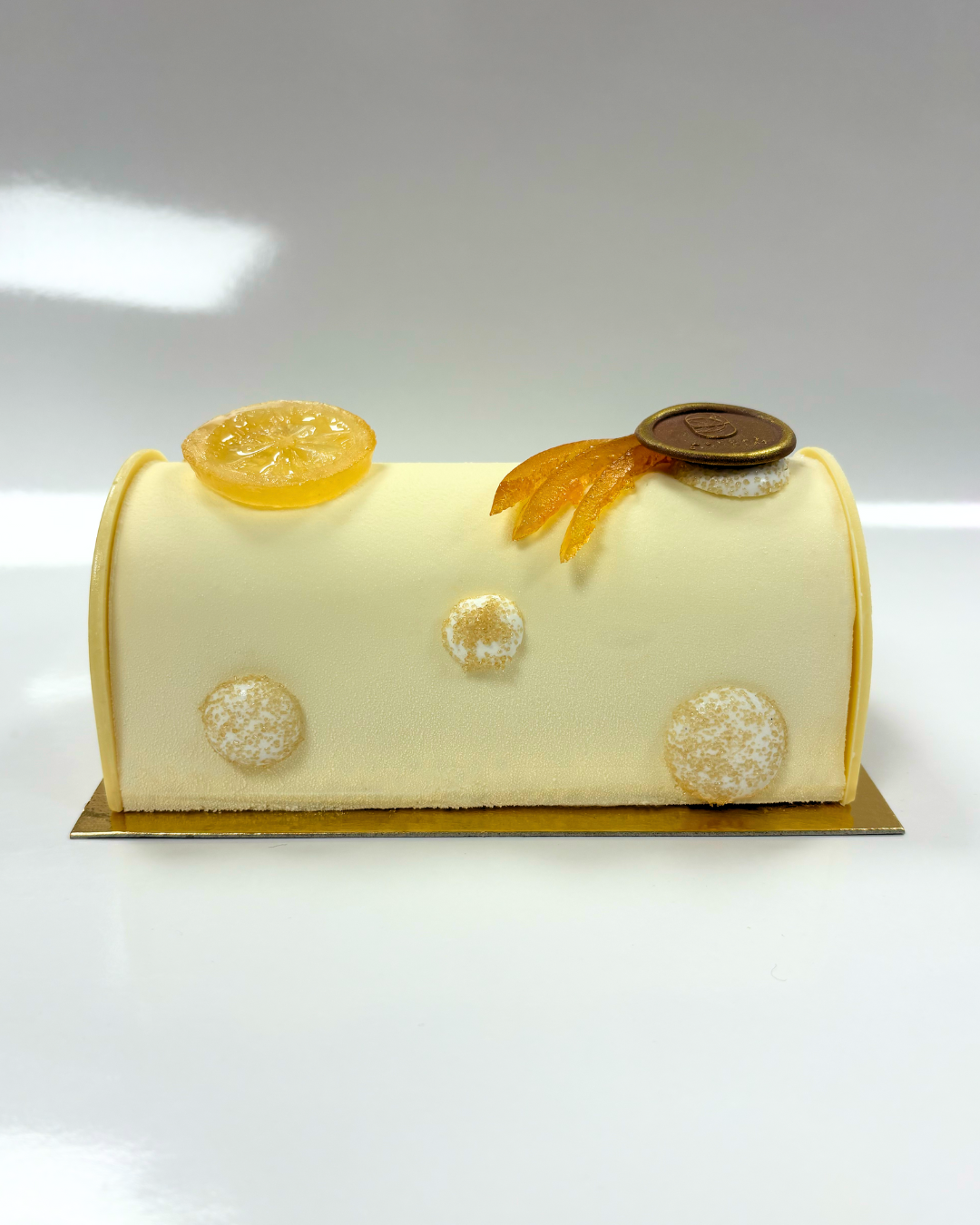 Bûche glacée de Noël Agrume