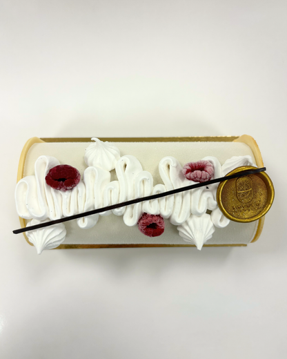 Bûche glacée de Noël Exotique (végane et sans gluten)
