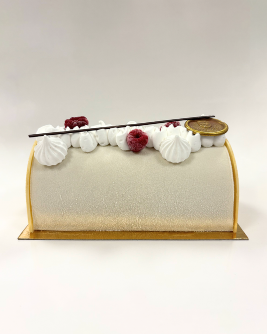 Bûche glacée de Noël Exotique (végane et sans gluten)