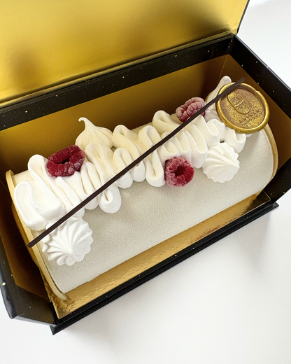 Bûche glacée de Noël Exotique (végane et sans gluten)