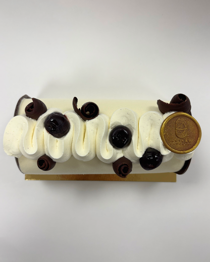 Bûche glacée de Noël Forêt Noire