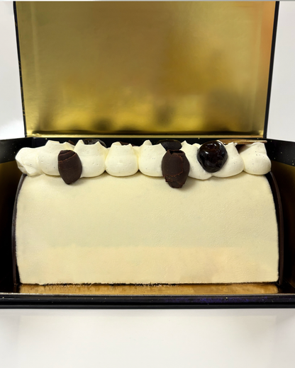 Bûche glacée de Noël Forêt Noire