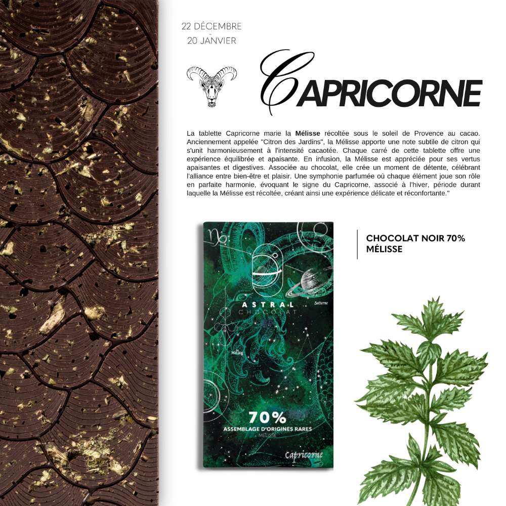 Tablette Capricorne - Mélisse