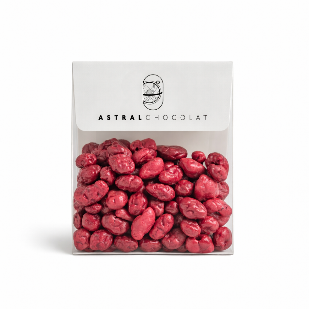 Cranberries enrobées de Chocolat Noir et Blanc