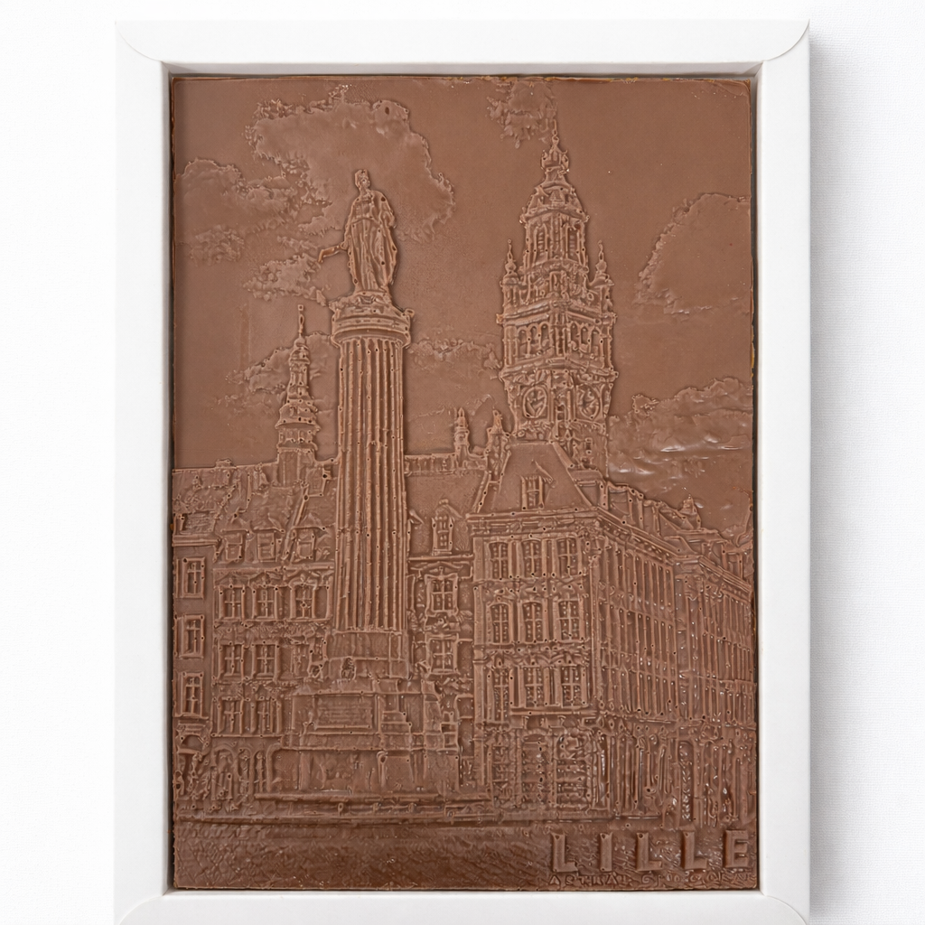 Tablette Dubaï chocolat au lait 36% & praliné pistache