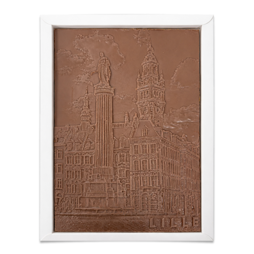 Tablette Dubaï chocolat au lait 36% & praliné pistache