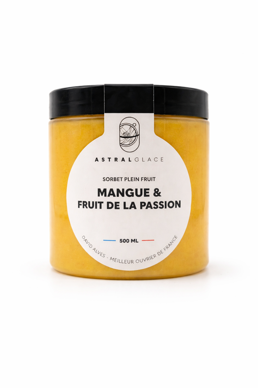 Sorbet Plein Fruit - Mangue & Fruit de la Passion