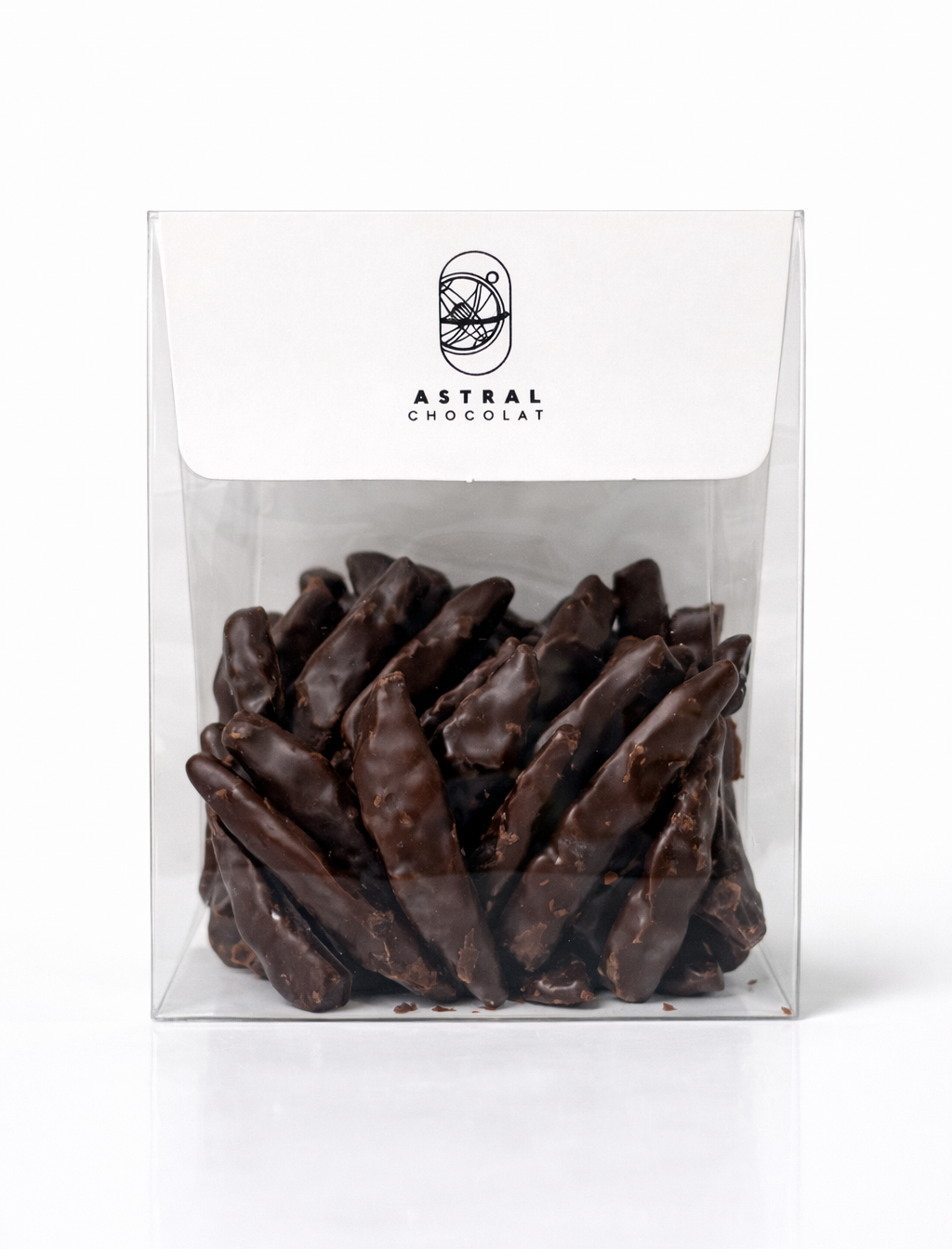 Pamplemoussettes enrobées de chocolat noir 70%