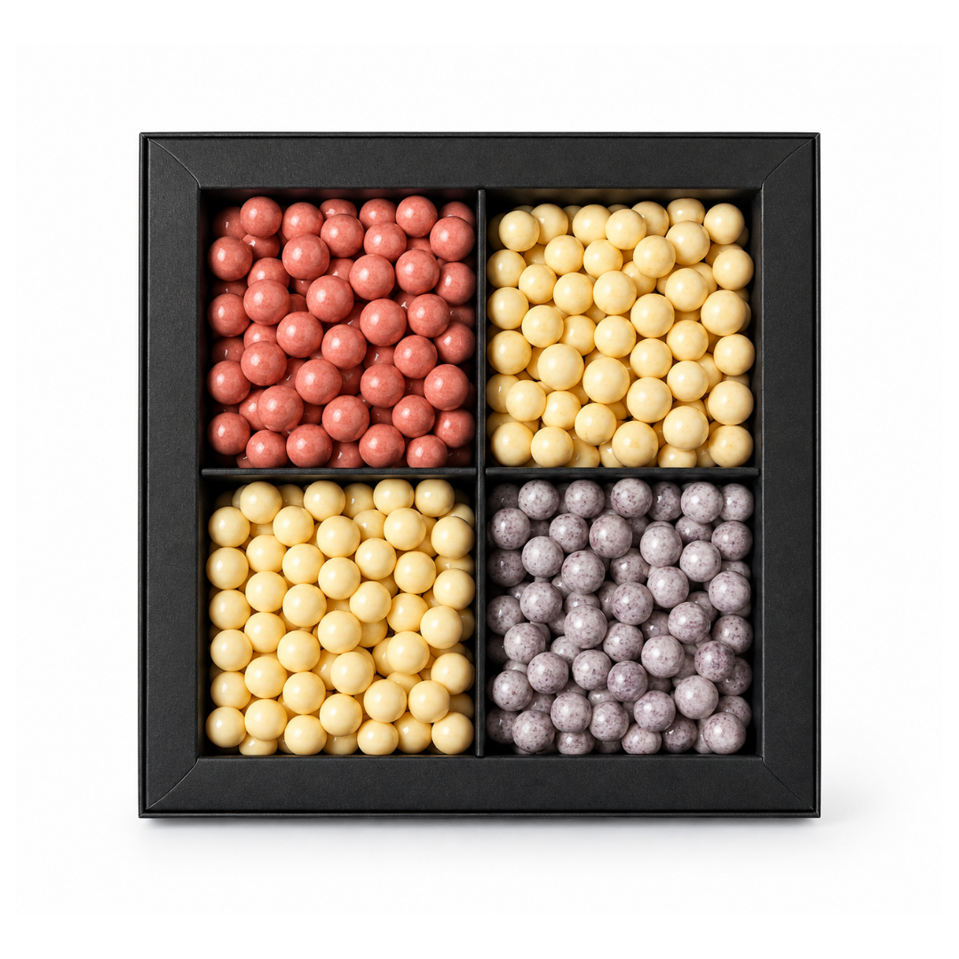 Coffret mini billes soufflées fruitées