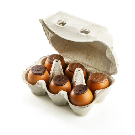 Coffret de 6 Œufs coquille au praliné & caramel vanille